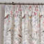 Pink Floral Bird Curtains W168 x L183cm 2 Panels Pencil Pleat