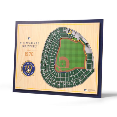 MLB 5-Layer StadiumViews 3D Wall Art
