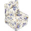 Chaise de salle à manger en flanelle bleue, tissu doux et délicat, non, chaise à coussin de taille assortie en bleu, pour une expérience douillette