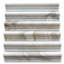 12 in. x 2 in. Marble Tile-79891898