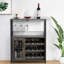 Cabinet/Enclosed Storage Wine Bottle Rack White