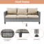 Castlegar 5 - Person Patio Conversation Set with Cushions-221297384-221297385
