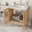 Meuble-lavabo simple 30 po avec comptoir en céramique-114851909