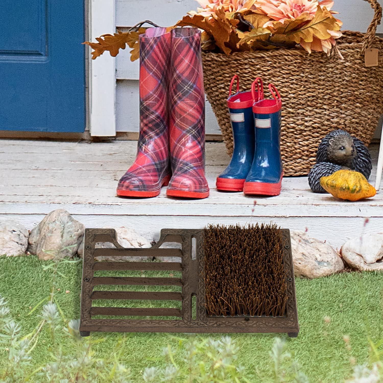 Entryways Bootscrapers Striped Outdoor Doormat & Reviews