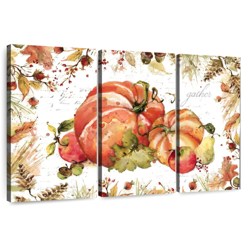 Yarlin Watercolor Fall Days, H 42 po x l 65 po