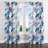 Boho Window curtains - Abstract Baidnath Grommet Curtain - 1 Panel-1845361207-1845361205