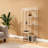 Clear Acrylic Bookshelf, Open Display Cuboid Bookcase