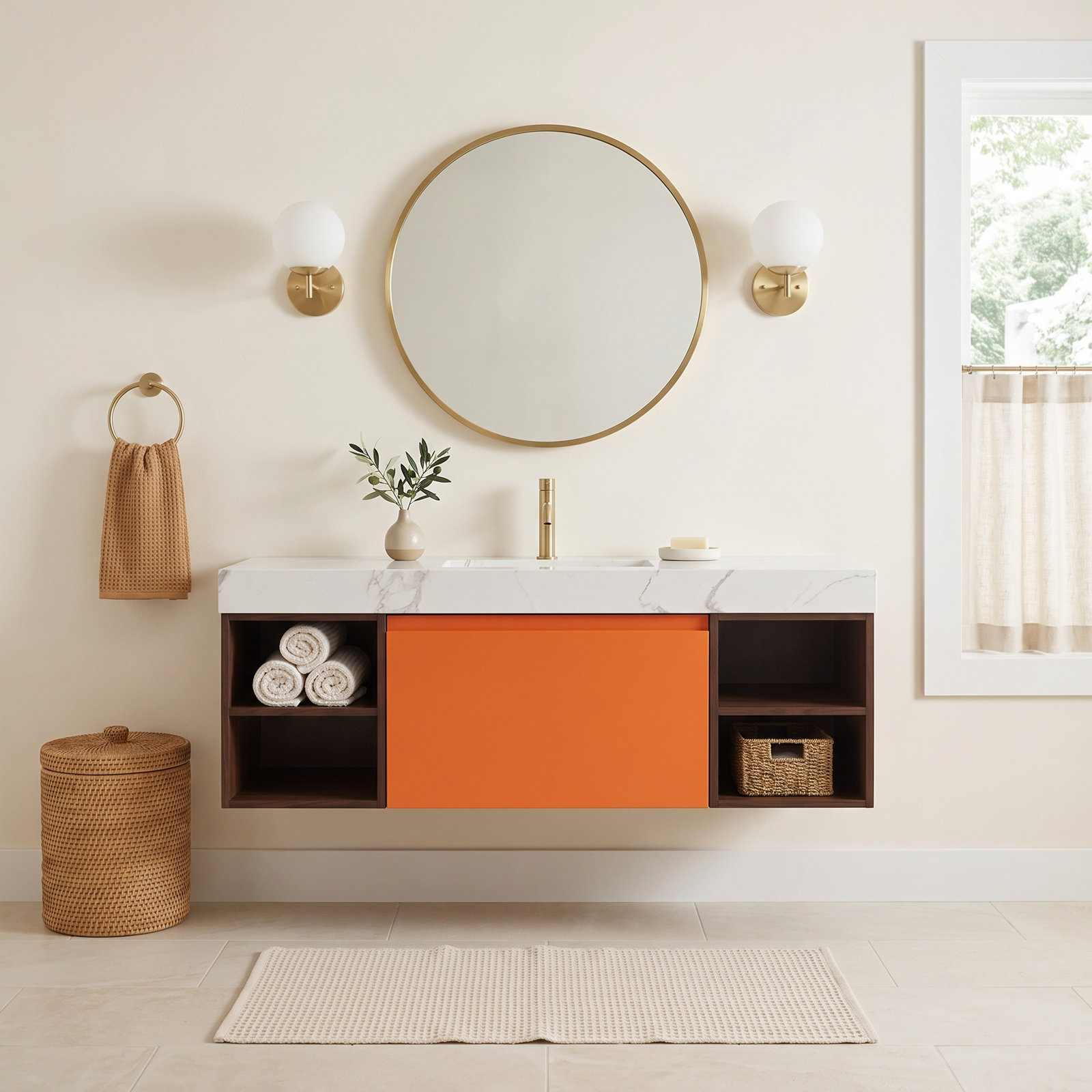 Noam 60" Cedar Single Bathroom Vanity