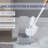 Bath Bliss Plastic Toilet Brush And Holder