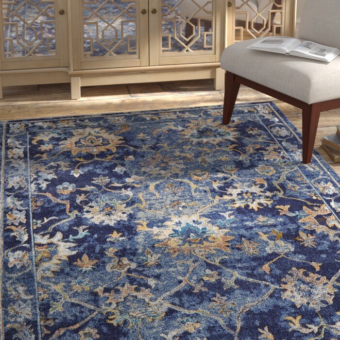 Fleur De Lis Living Madrid Floral Rug & Reviews | Wayfair