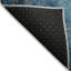 Tapis bleu intérieur / extérieur lavable à la machine Xhevrie-1785941687