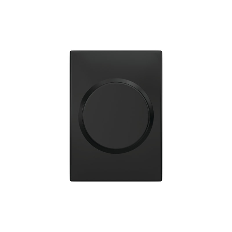 Bowery Privacy Door Knob, Matte Black