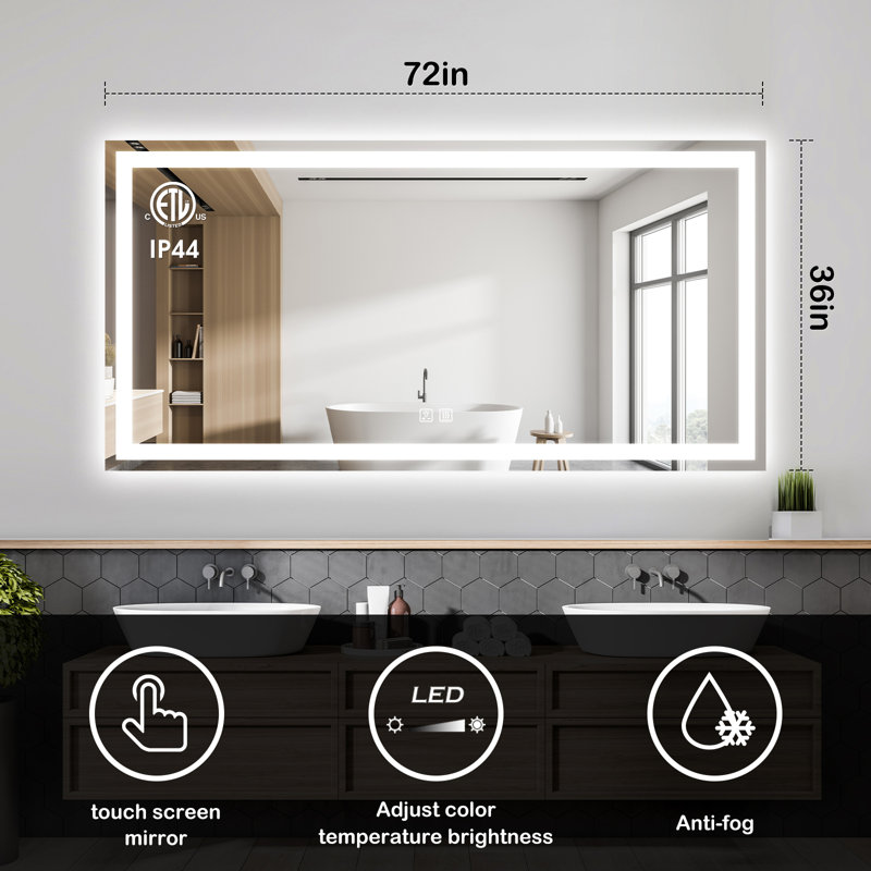 Naliyah Wall Mirror, 36" x 72"