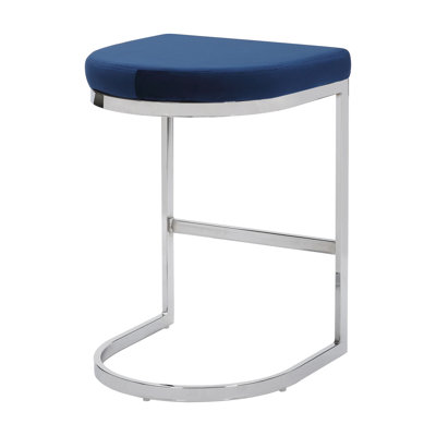 Adelaid Upholstered Counter Stool with Metal Frame