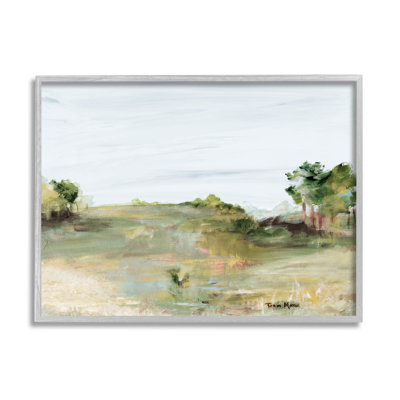 «Grassland Nature Horizon Scene» par Robin Maria - peinture sur toile