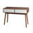 Entryway Table With 2 Carved Panel Drawers, Console Table With Storage Space And Wood Legs,Sofa Table Behind Couch