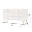 Commode double 6 tiroirs en bois