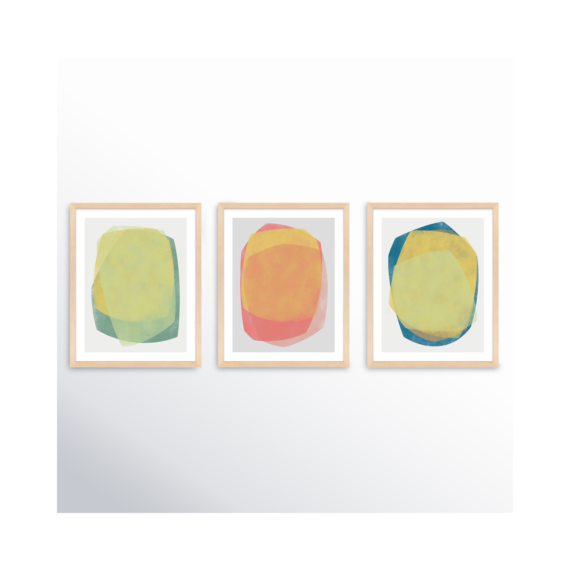 Eclipse 1-3 by Jacques Pilon, Maple, 25" H x 60" W