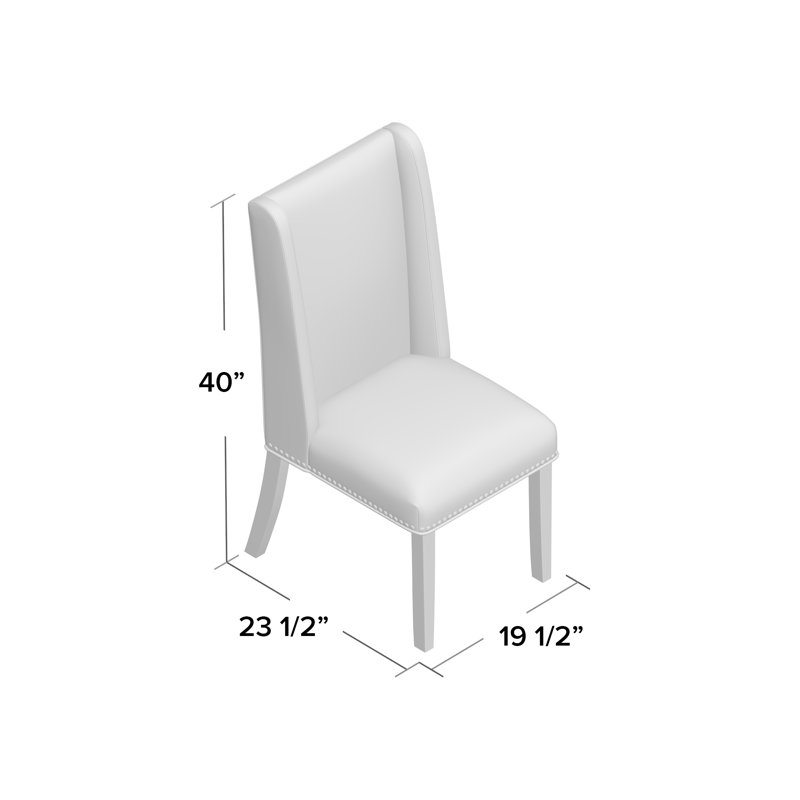 Baron Slipper Dining Chair, Light Grey Velvet