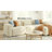 Lima Plush Boucle Sectional Sofa With Wide Armrests & Extra Pillows