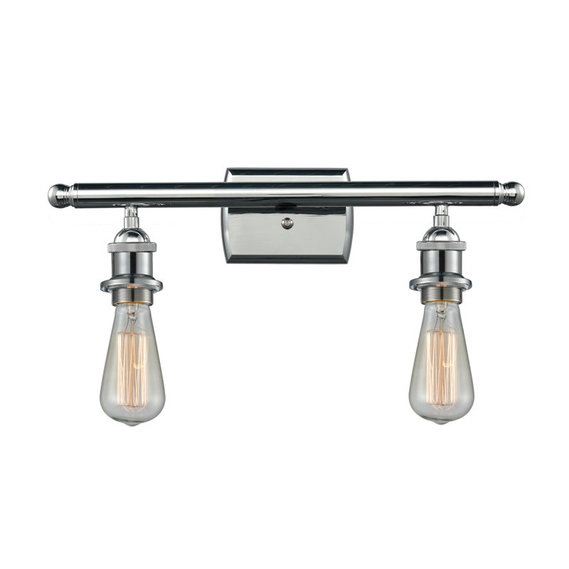 Orrington 2 - Light Dimmable Vanity Light, 6 Watt Vinage LED Bulb, Polished Chrome