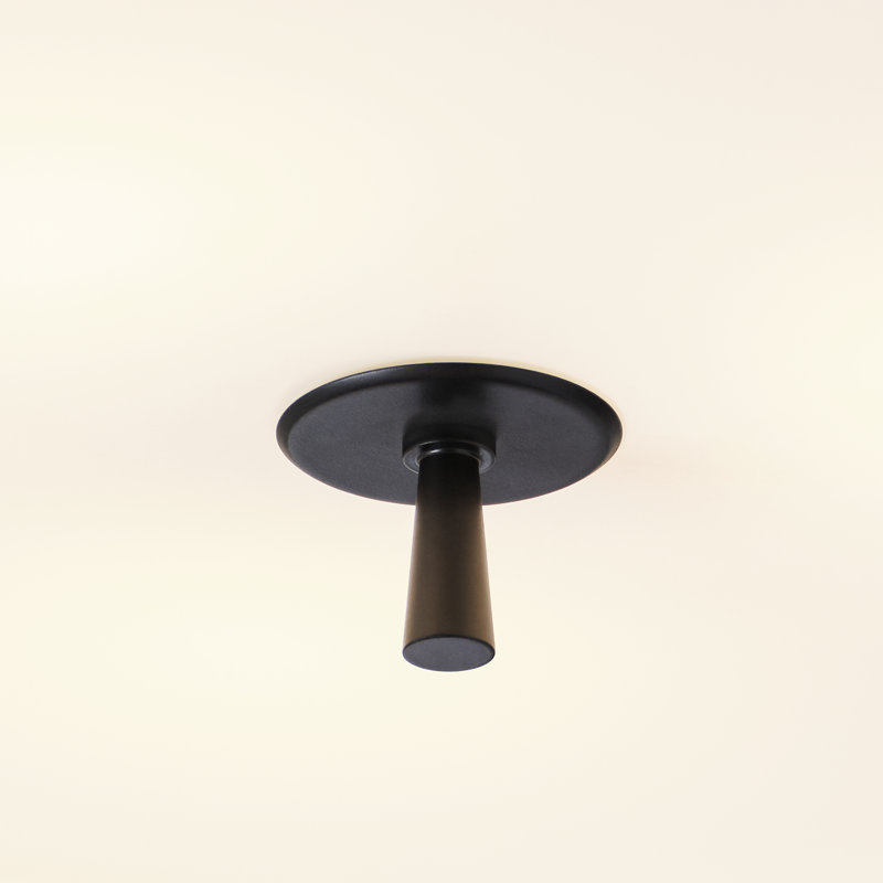 Cordtlandt 3 - Light Semi Flush Mount, Aged Iron, 9.5" H x 19" W x 19" D