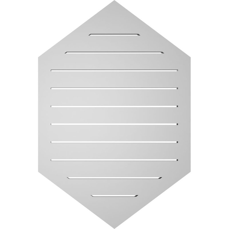 Pente verticale verticale en uréthane 9 pi, H 36 po x l 24 po x P 1,5 po