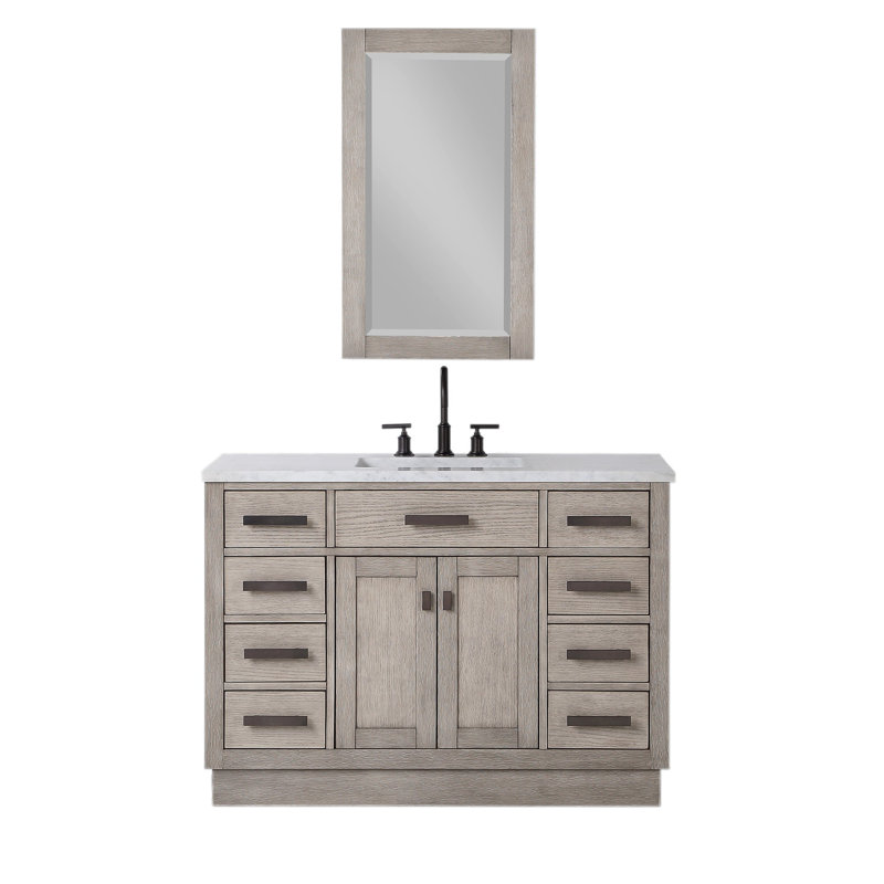 Argenta 48'' W Single Vanity, Gray Oak