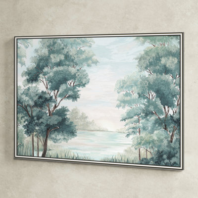 LeeRoy "Calm Forest River" Painting