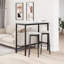Metal Base Dining Table-455076260-455076255