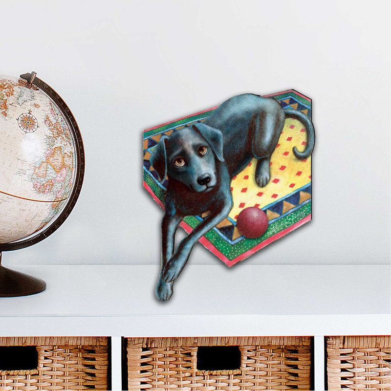 Décoration murale «Ready When You Are Dog Diminutive»
