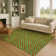 Premium Machine Washable Dockside AMF1819 Striped Holiday Rug