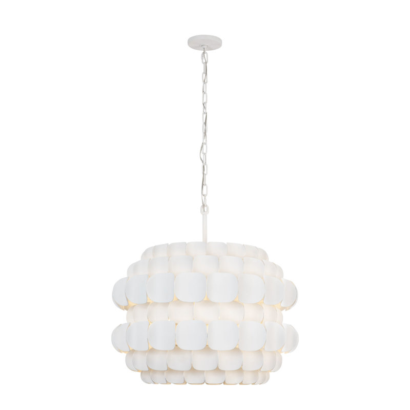 Swoon 6-Light Pendant, Matte White