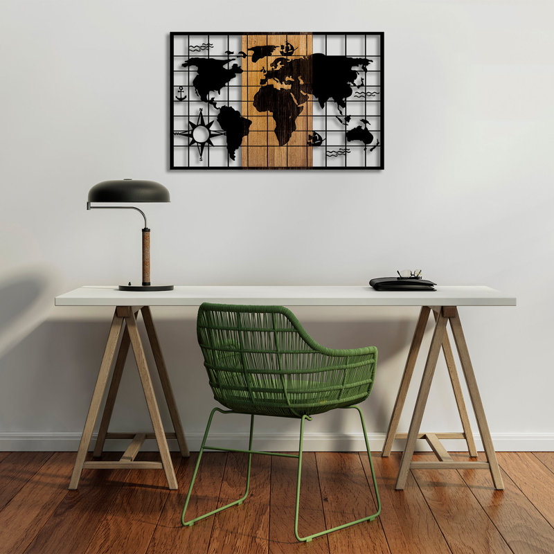 Coastal Abstract Wall Decor on Wood