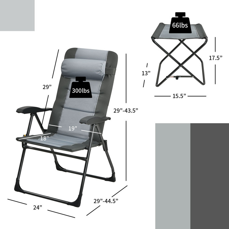 Chaise de plage pliante