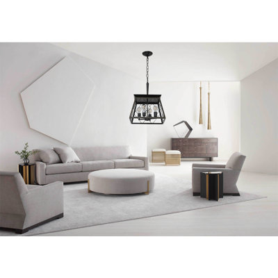 Lustre géométrique à 4 lumières DEL Wendyann