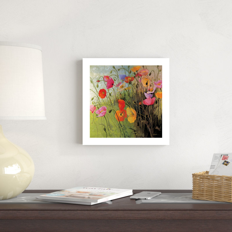 Meadow Dance by Shirley Novak - Wrapped Canvas Painting, 12" H x 12" W x 1.25" D