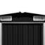 Celentano Galvanised Steel Garden Shed-475208833