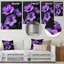Romantiques photos de géraniums noirs et mauves I - décoration murale géraniums-994497467-994499650