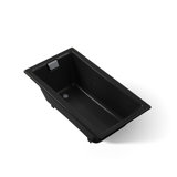 Tea-for-Two for Two 60" x 32" Drop-In Soaking Bathtub