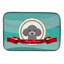 Tapis de séchage caniche merry christmas