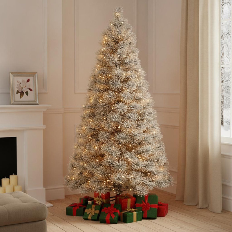 Arbre de Noël épinette blanc 7,5 pi