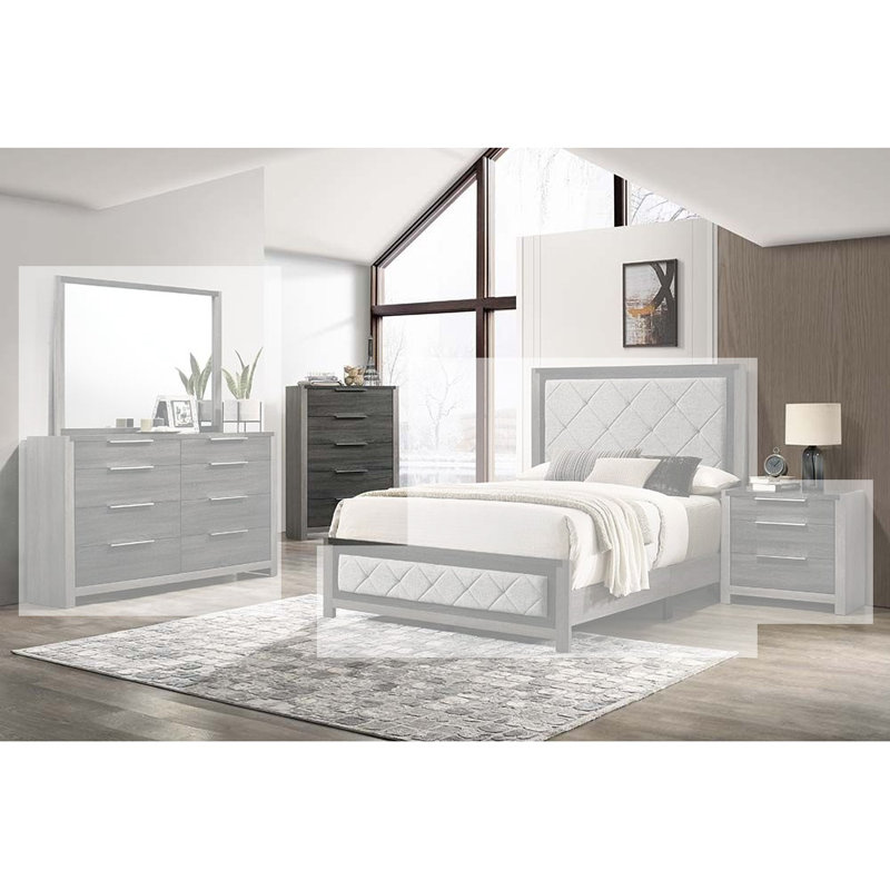 Arncliffe 5-drawer Chest, Gris