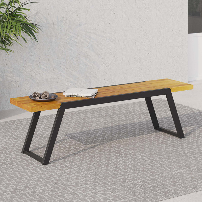 Banc de pique-nique Alvis Frank, Noir