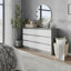 Sreyan Solid Wood 6 - Drawer Rectangle Accent Chest