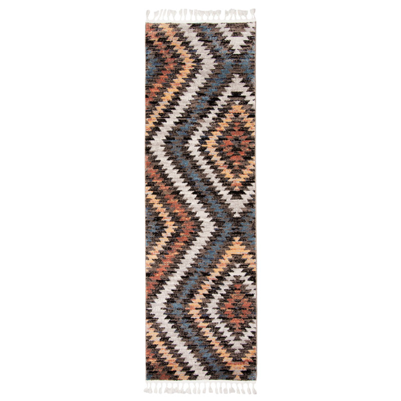 Abdul-Rahim Chevron Indoor Rug, Runner 2'7" x  8'4"