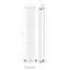 iBathUK Belgravia Vertical Single Slim Flat Panel Radiator Anthracite-709743532-709743522