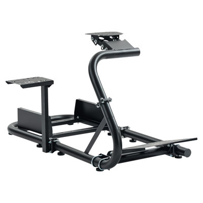 Anman Racing Game Simulator Round Tube Stand, excluding Steering Wheel Pedal Shifter Seat by Anman