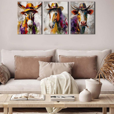 3 Piece Wrapped Canvas Print