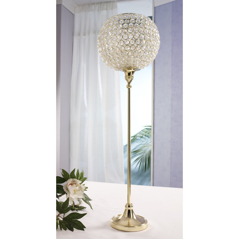 Bamman Candlestick, Gold, 55cm H x 17cm W x 17cm D